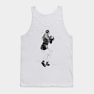 Flag Football Player Girl Tank Top